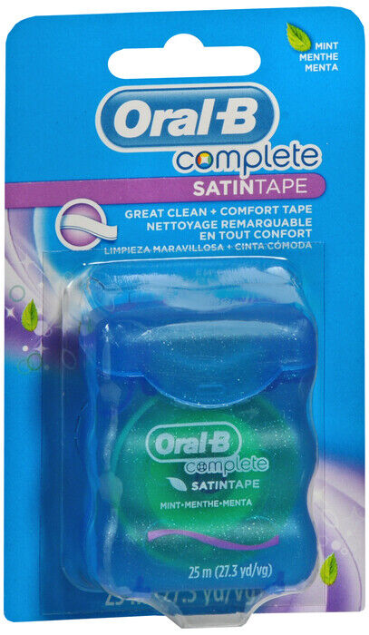 ORAL B FLOSS TAPE SATIN MINT 27YD