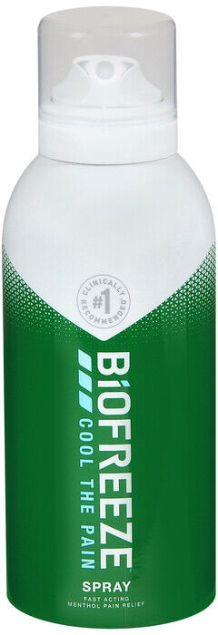 Biofreeze 360 degree 3 oz Spray Pain Relief    X 2 -