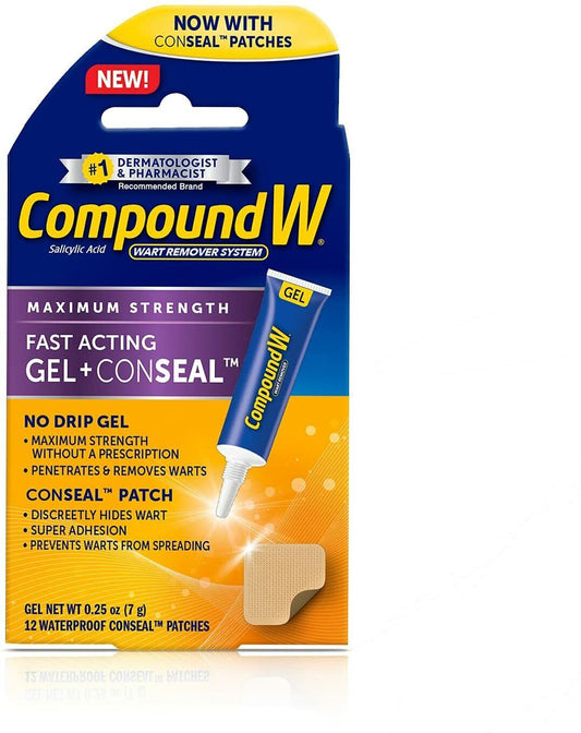 COMPOUND W GEL PLUS PATCH KIT 12CT