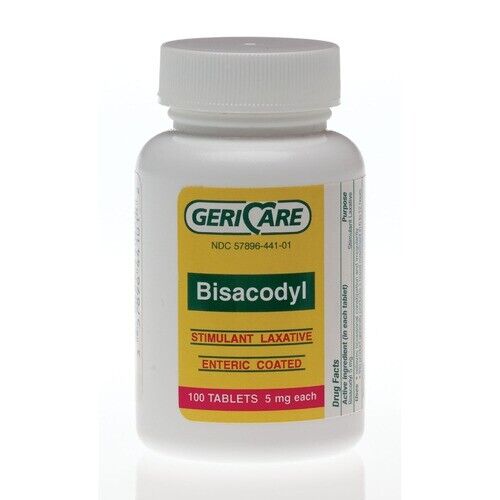 Geri-care Laxative Tablet 5 mg Strength Bisacodyl 100ct