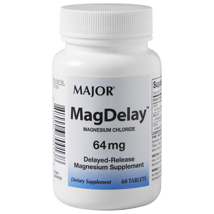 MAGDELAY 64 MG DR TAB 60   magnesium chloride ORAL TABLET DR 64 MG