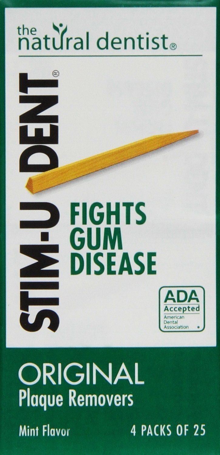 Stim-u-dent Plaque Removers Mint 100 Ea x 2 packs  (200 total)