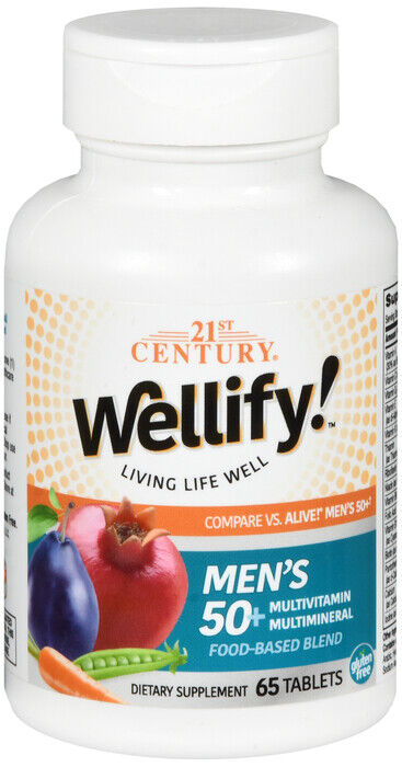 WELLIFY MENS 50+ TAB 65CT 21ST CENTURY