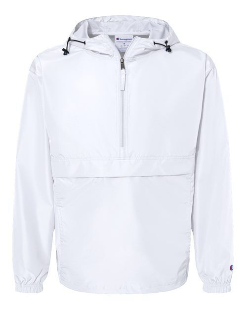 Champion Mens Packable Quarter-Zip Hooded Jacket CO200 up to 3XL