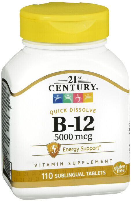 VIT B12 5000MCG SUBLINGUAL 21ST CENTURY