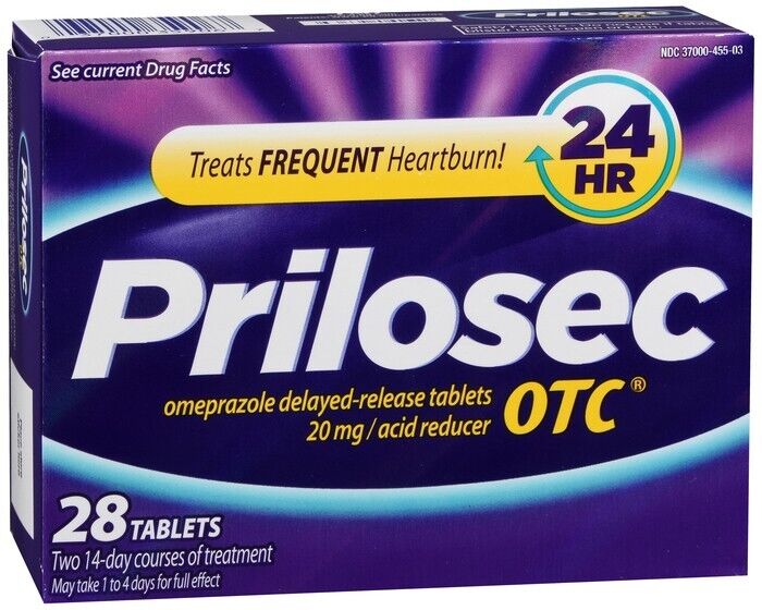 Prilosec OTC Acid Reducer, Delayed-Release Tablets - 28 tablets