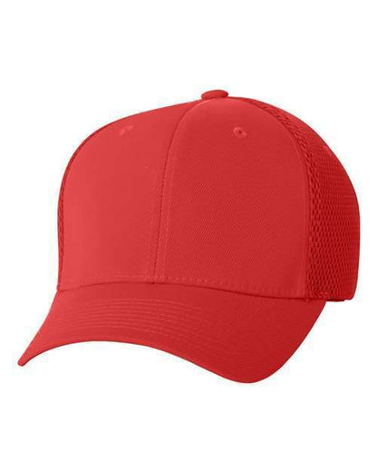 FLEXFIT Mens Trucker Cap with Mesh Sides And Back Fitted Hat  Ball 6533