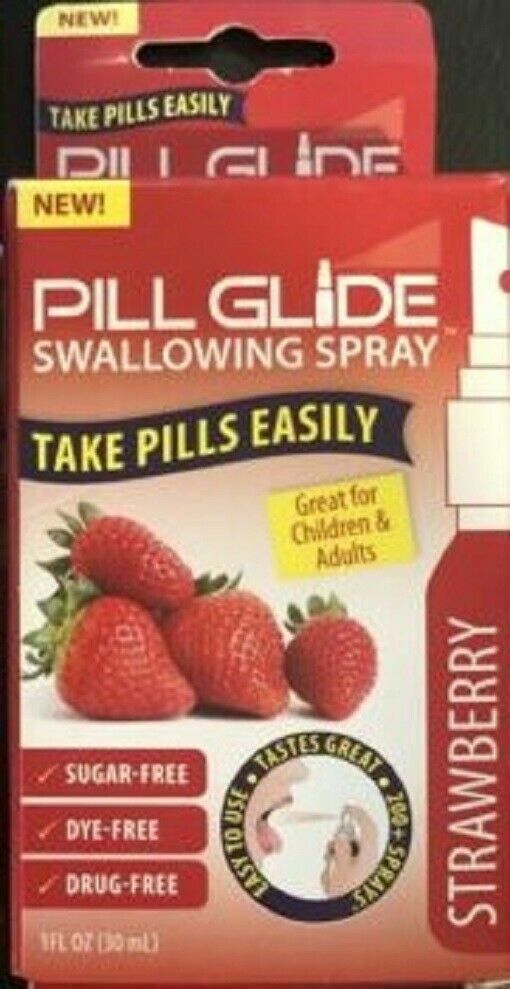 PILL GLIDE SWALLOWING STRAWBERRY SPRAY