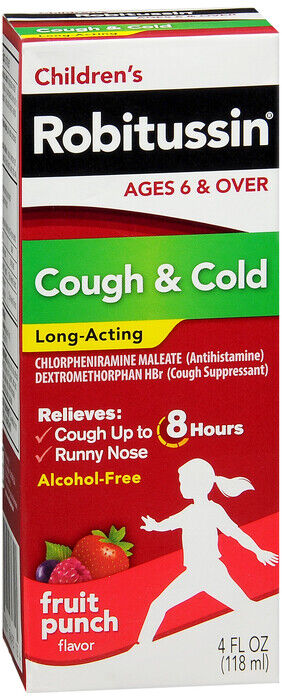 ROBITUSSIN CHILD COUGH COLD LA SYRUP 4OZ