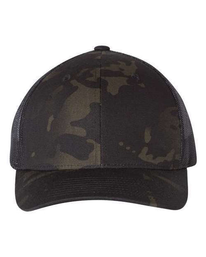 Yupoong Blank Six-Panel Classic Trucker Hat Snapback Structured Bill 6606