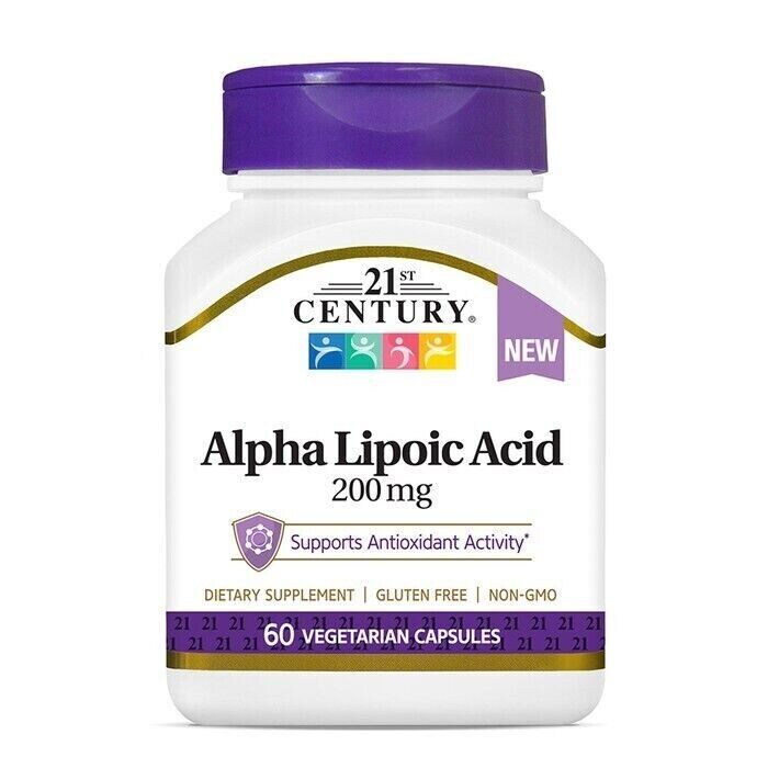 21st Century Alpha Lipoic Acid 200mg Cap 60ct