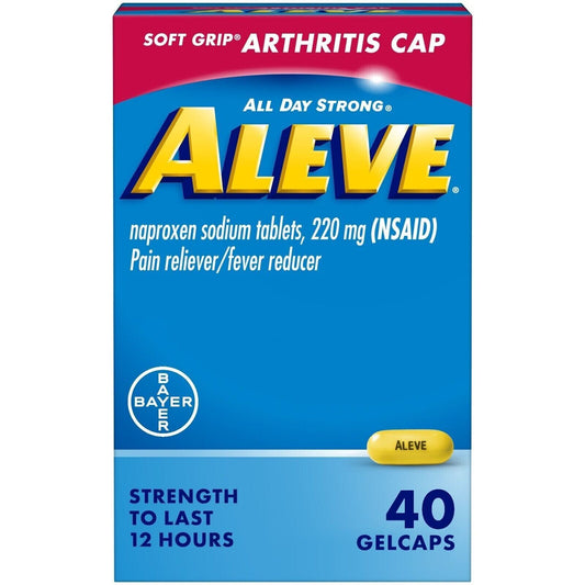 ALEVE SOFT GRIP ARTHRITIS CAP - 40 GELCAPS