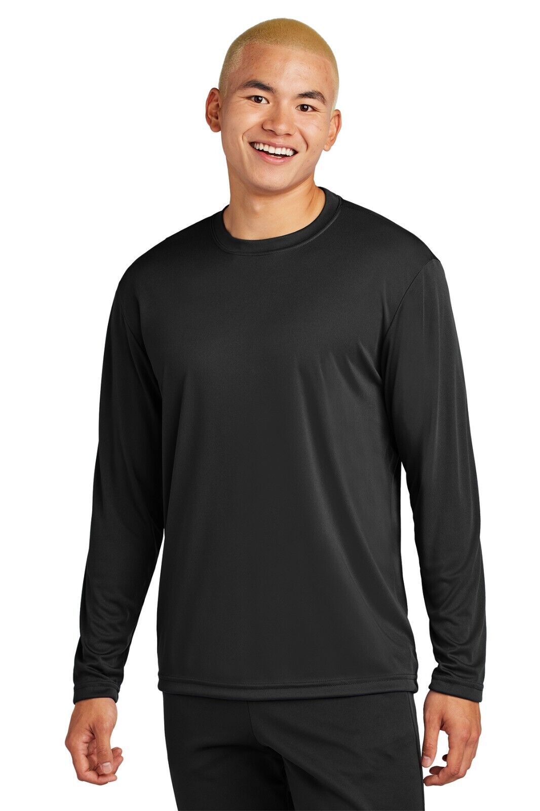 ST350LS REGULAR Sport-Tek Long Sleeve PosiCharge Competitor Tee BLACK 3XL 3/24