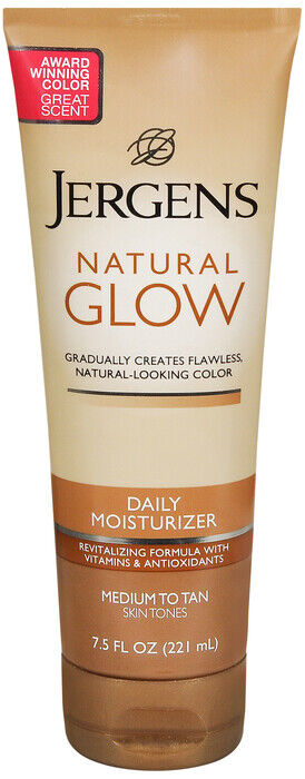 JERGENS NAT GLOW LOTION REVITALIZING  MEDIUM 7.5OZ