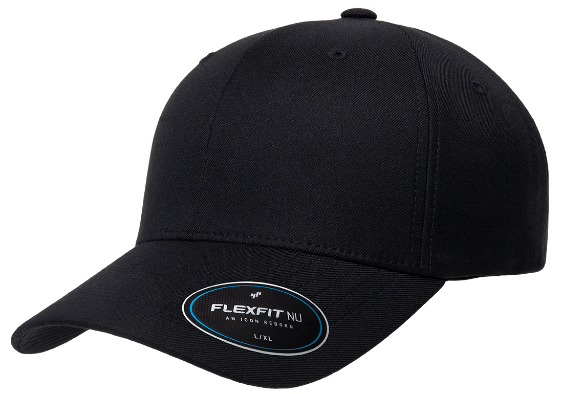 Flexfit Men NU Adjustable Cap Hat 6110NU Structured, six-panel, mid-profile