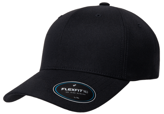 Flexfit Men NU Adjustable Cap Hat 6110NU Structured, six-panel, mid-profile