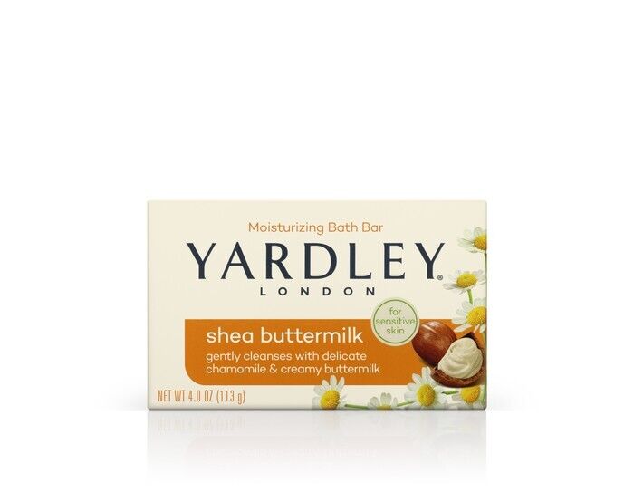 Yardley London Sensitive Skin Shea Buttermilk 4 Oz Bar Soap