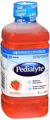 Pedialyte Electrolyte Drink Strawberry 33.8 oz