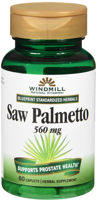 SAW PALMETTO 560MG CAPLET 60CT WINDMILL