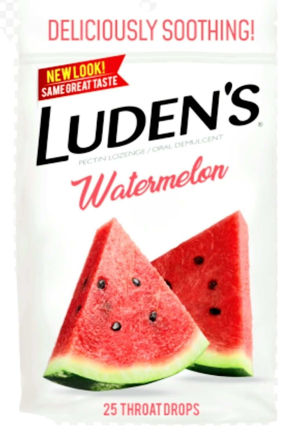 Ludens Bag Watermelon Throat Drops 25ct