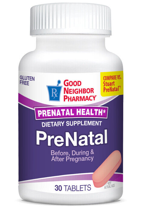 GNP PRENATAL MULTIVITAMIN TAB 30CT