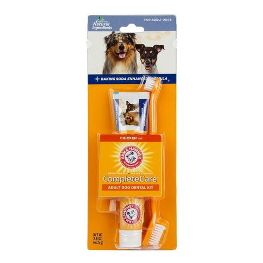 Complete Care Dog Dental Kit Arm & Hammer for Adult Dogs - FAST SHIP!!!