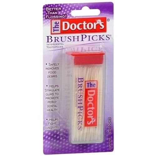 THE DOCTOR'S BRUSHPICKS   6 x 120 COUNT