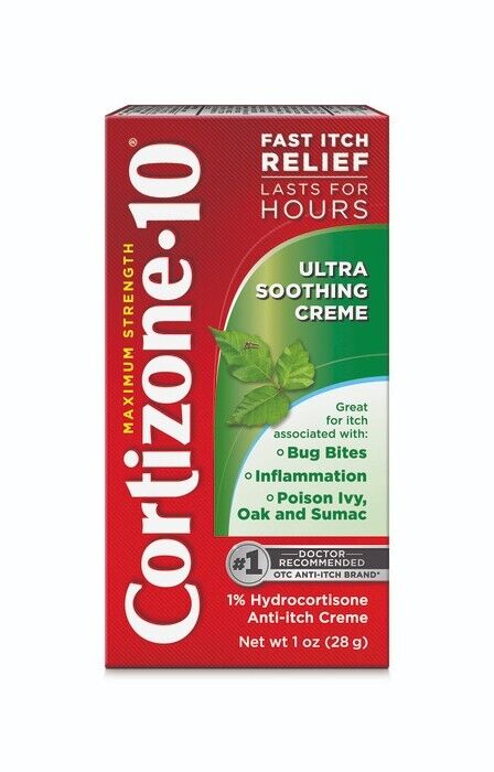 2PK Cortizone 10 Max Strength Ultra Soothing Anti-Itch Creme, 1OZ