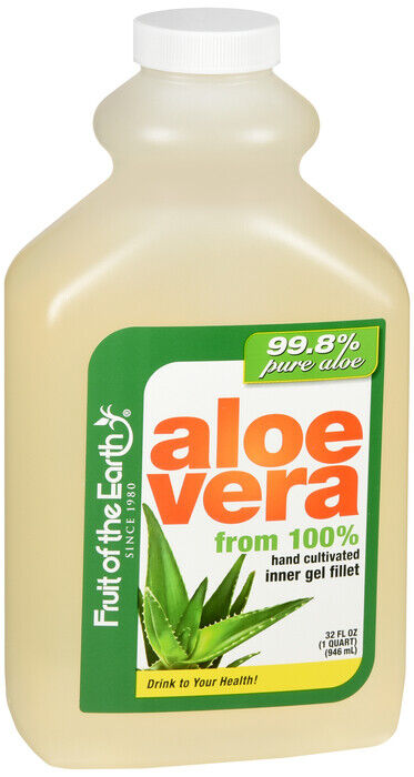 ALOE VERA JUICE LIQUID 32OZ FRUIT OF THE EARTH