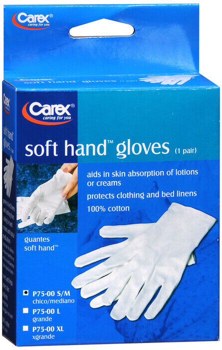 GLOVE COTTON SMALL/MEDIUM  X 3 PAIRS