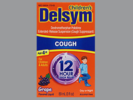 DELSYM CHILD 12HR COUGH LIQ GRAPE 3OZ