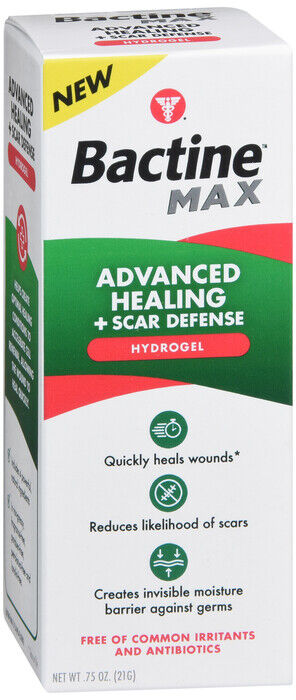 BACTINE MAX ADVANCED HEAL+SCAR DEFENSE GEL 0.75OZ