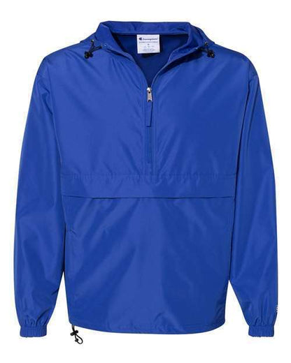 Champion Mens Packable Quarter-Zip Hooded Jacket CO200 up to 3XL