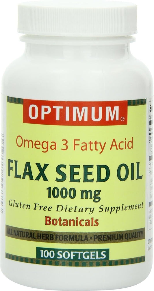 FLAX SEED OIL 1000MG CAPSULE 100CT