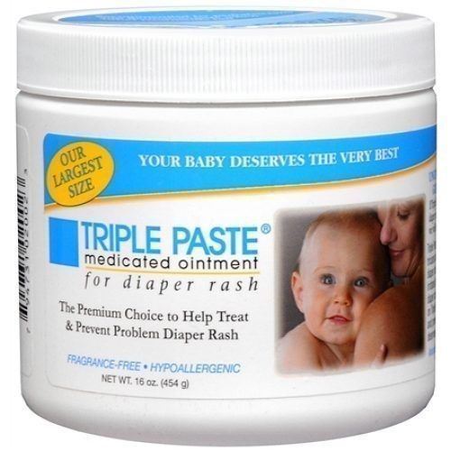 Triple Paste Medicated Ointment for Diaper Rash 16 oz (453 g)