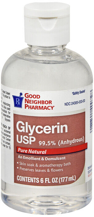 GNP GLYCERIN LIQ 6 OZ   glycerin TOPICAL SOLUTION 99.5 %