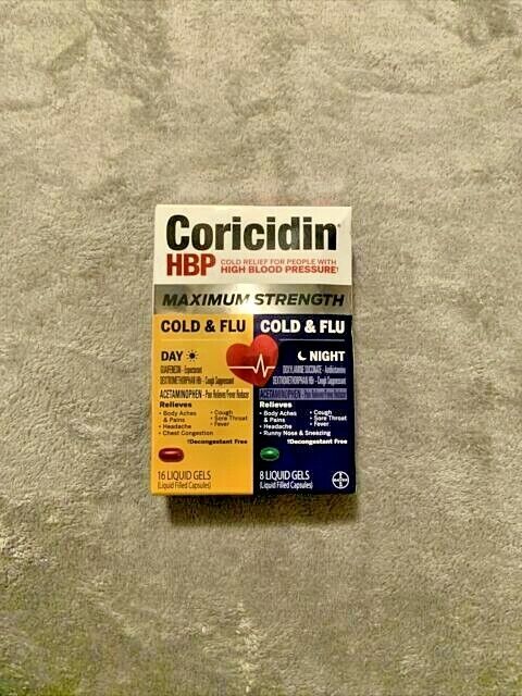 Coricidin Max Day/Night Flu Liquigel 24 count