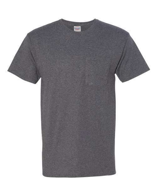 Jerzees Men's  29MP 50/50 Cotton Blend Pocket Tee T-Shirt