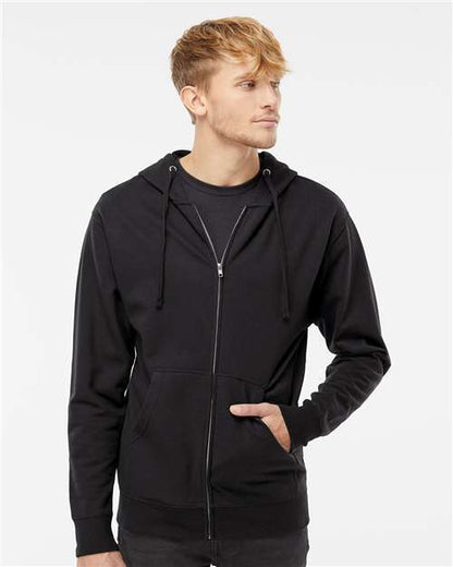 Independent Trading Co Midweight Hooded Full-Zip Sweatshirt SS4500Z