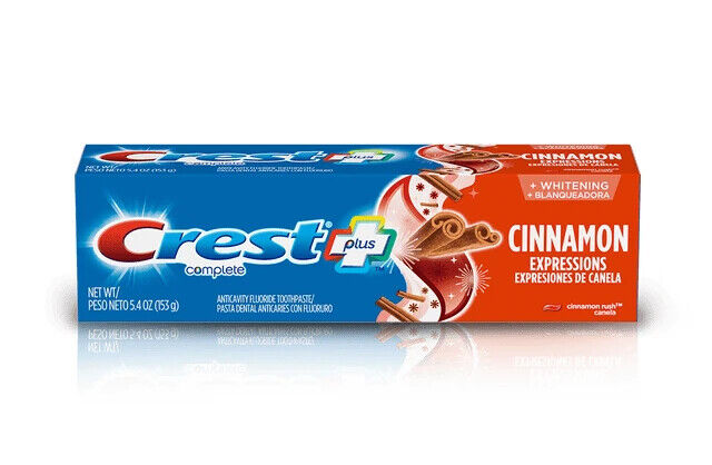 Crest Complete Plus Cinnamon Expressions Toothpaste 5.4 oz    ONE TUBE