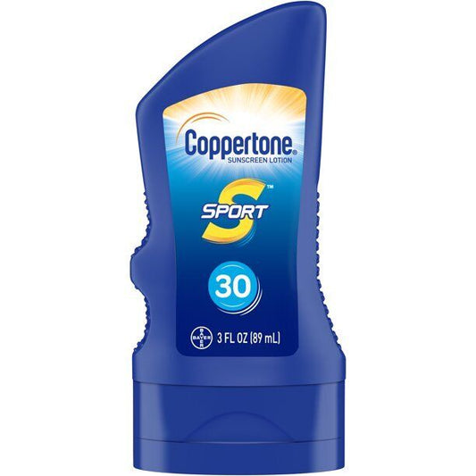 Coppertone Sport Sunscreen Lotion SPF 30 Travel Size 3oz