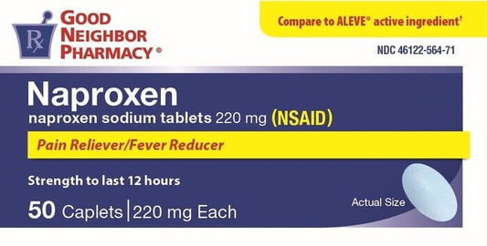 GNP NAPROXEN 220MG CPL 50CT