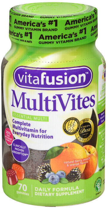 VITAFUSION MULTIVITES GUMMY 70CT