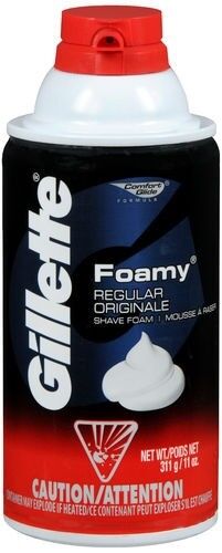 FOAMY 11OZ REGULAR SHAVE CREAM