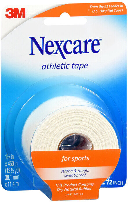 NEXCARE TAPE ATHLETIC 1.5"X12.5YD