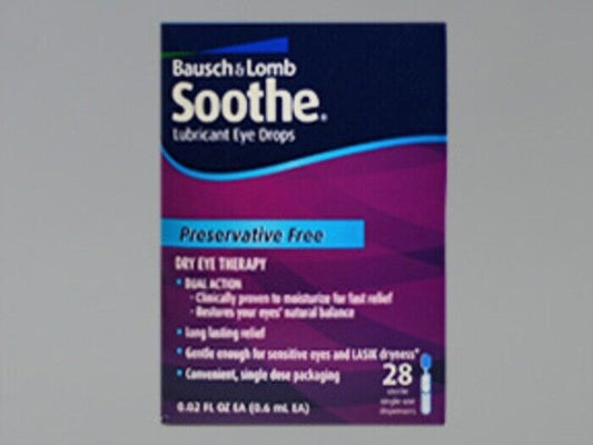 SOOTHE PF DRY EYE DROPS VL 30X0.2 OZ