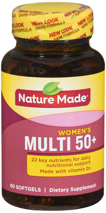 MULTIVITAMIN FOR HER 50+ SOFTGELS 60CT NATURE MADE