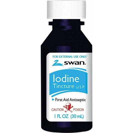 CUMBERLAND Swan Iodine Tincture  1oz ( 6 pack )