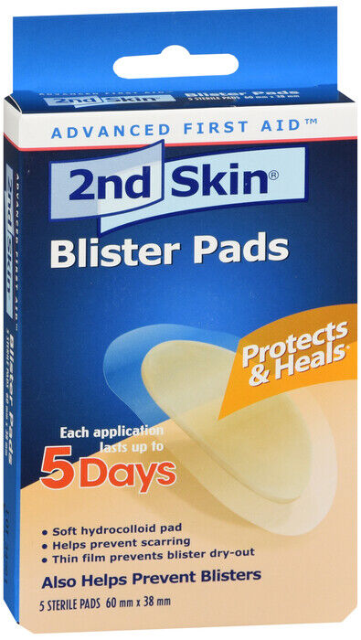 2ND SKIN BLISTER PAD 5CT