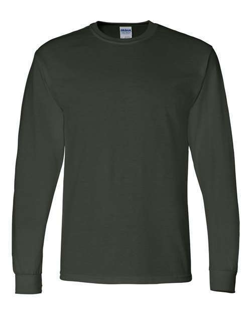 Gildan Adult 50/50 Cotton Blend Long Sleeve T-Shirt Mens Size Tee g8400